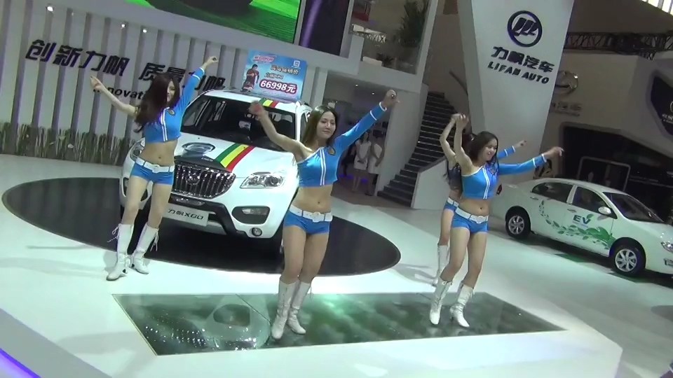 性感车模 2014北京车展164 力帆汽车热辣舞蹈秀